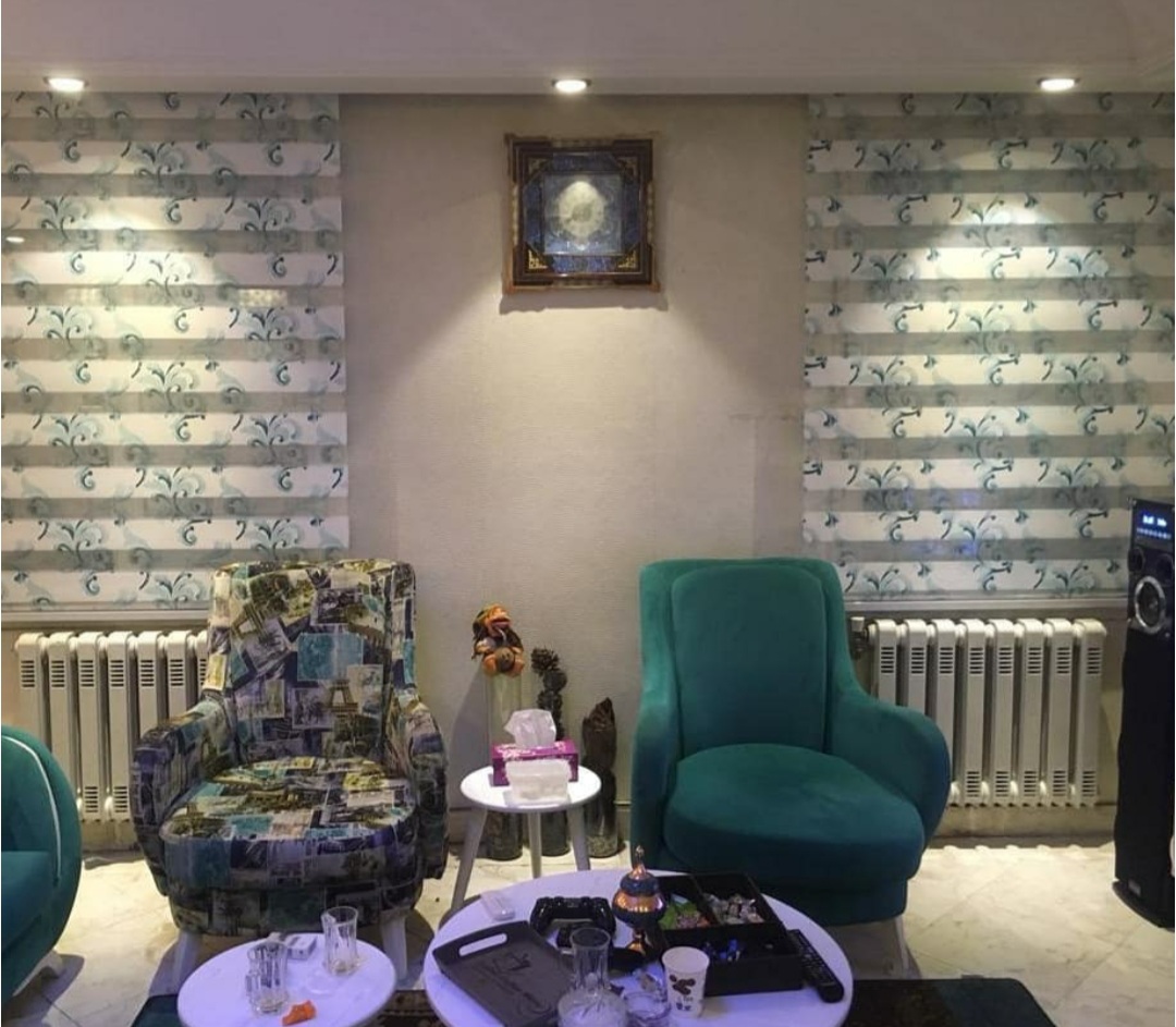 پرده زبرای چاپی طرح فرفورژه