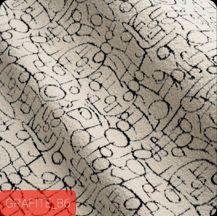 پارچه مبلی گرافیت طرح تدی