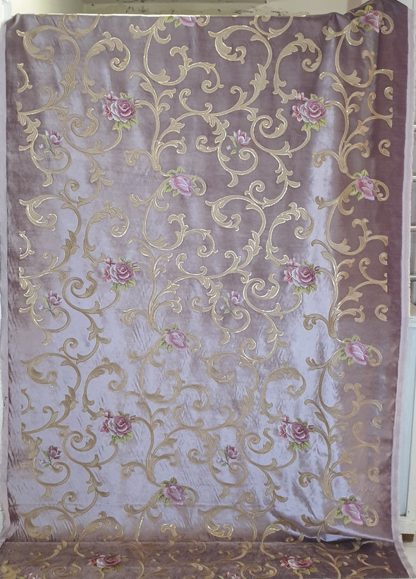 پارچه پرده مخمل کلاسیک مجلسی بومونتی کد 900