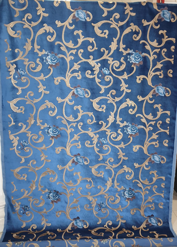 پارچه پرده مخمل کلاسیک مجلسی بومونتی کد 900