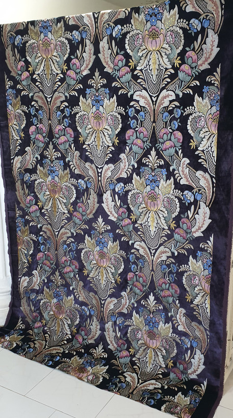مخمل گلدوزی سلطنتی و سنگین سالونی بومونتی کد 8216
